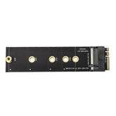 محول لاسلكي من فتحة مفتاح M.2 A/E إلى محول واي فاي متوافق مع البلوتوث M.2 M Key لمنفذ NVMe PCI Express SSD